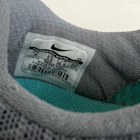 Nike flex run 2013, size 6 running shoe - Picture 6 of 6